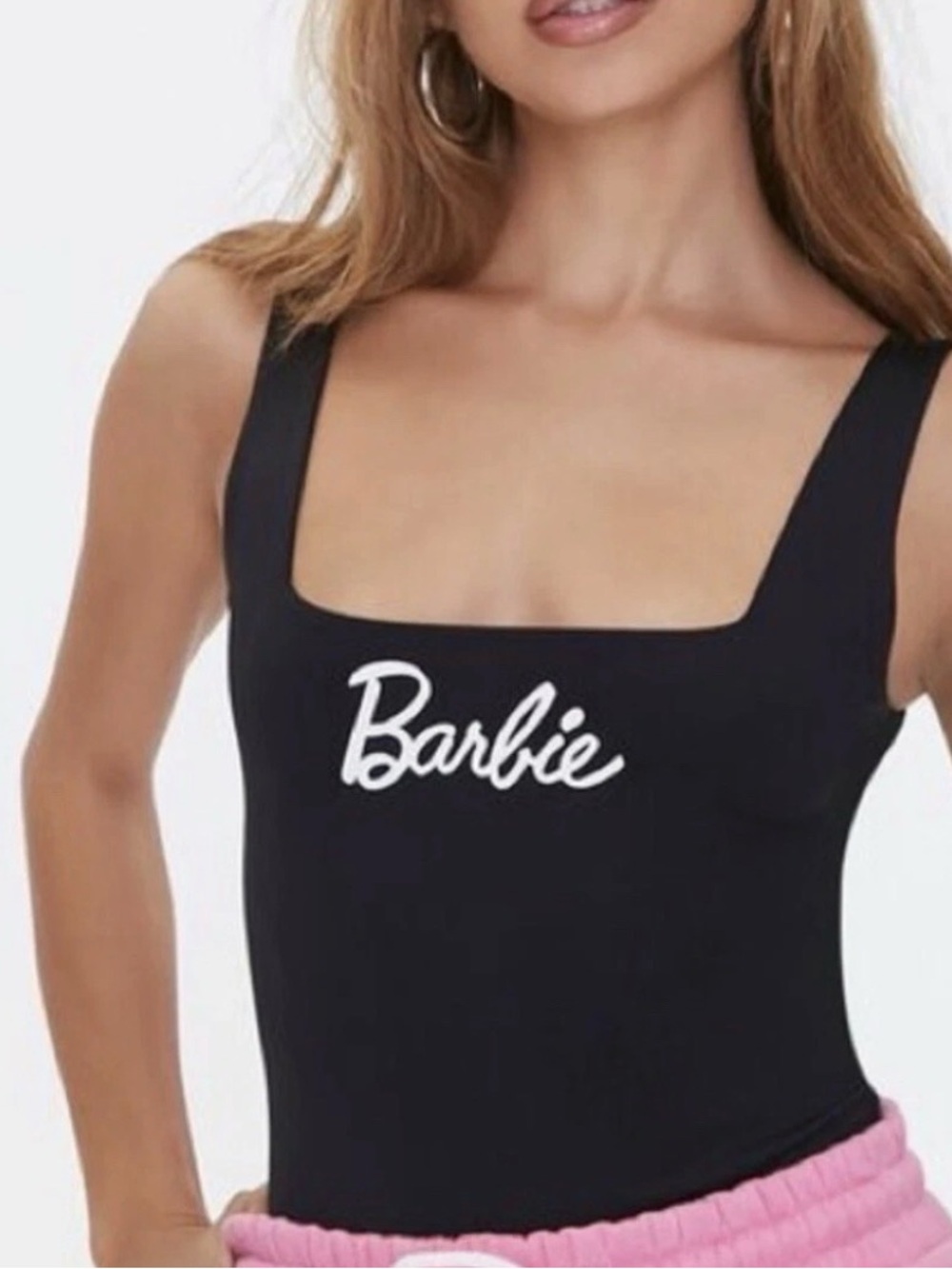 Forever 21 x Barbie Black Bodysuit – Size Medium